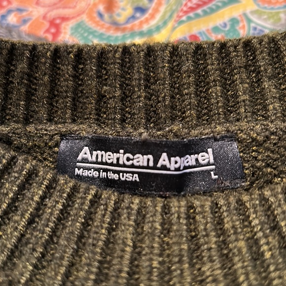 Dark Green American Apparel Sweater - Picture 13 of 15